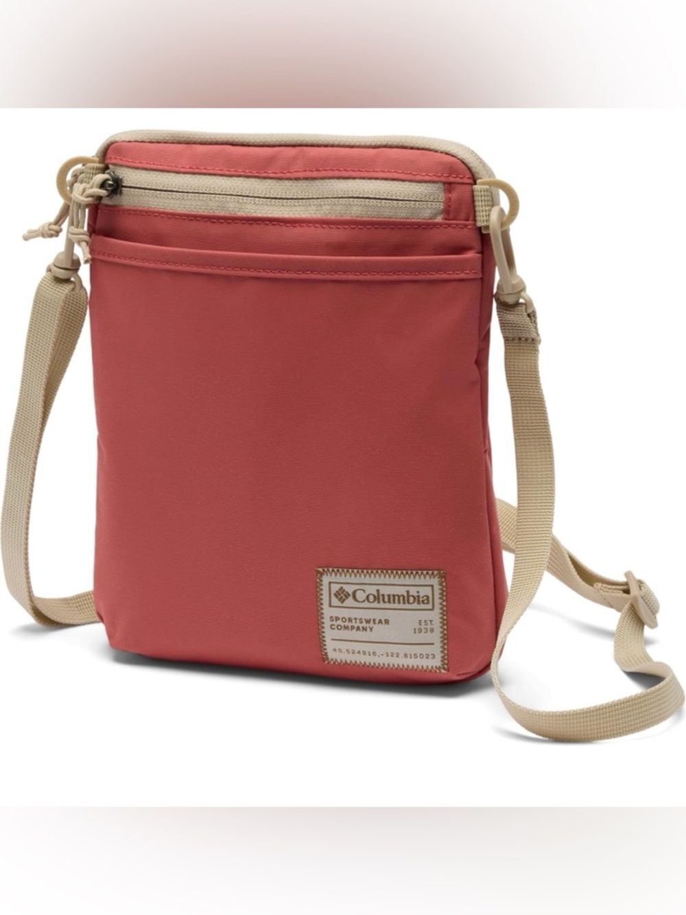 Columbia Cottonwood Creek Crossbody in Washed Red NWT